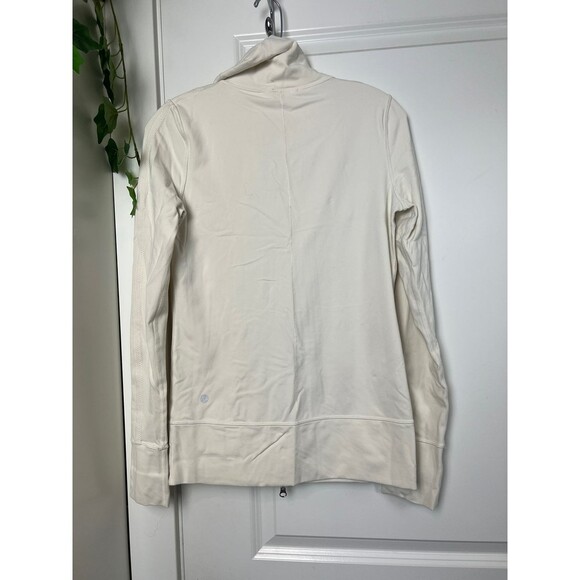 LULULEMON ~ Off White Running Yoga Lightweight Jacket size 6 - Picture 6 of 8